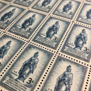 1950 National Capital Sesquicentennial Vintage unused USA sheet #989